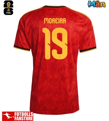 Belgien Diego Moreira #19 Hemmatröja VM 2026 Kortärmad